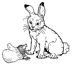 The mitten by jan brett, is one of my favorite winter stories. The Rabbit From The Mitten Coloring Page Cute Coloring Pages Coloring Pages Winter Coloring Pages