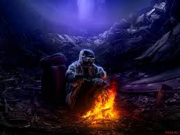 Support #tampabaybuccaneers in the #superbowl55! Download Wallpaper 1152x864 Cave Man Fire Art Sci Fi Standard 4 3 Hd Background