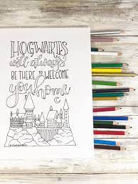 Colouring craze for adults grown up colouring books. Four Magical Harry Potter Printable Quotes Creatively Beth