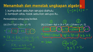 Ungkapan algebra tingkatan 1 1. Matematik Tingkatan 1 Ungkapan Algebra Tambah Tolak Ungkapanalgebra Youtube