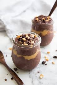 Peanut Butter Chocolate Chia Pudding Recipe Chocolate Chia Pudding Recipes Chia Pudding Quick Vegan Desserts