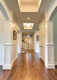 Oak Floors Not So Orange With The Paint Color New Homes House Design House