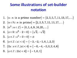 Write the following sets in tabular form and also in set builder form:. Set Theory Chapter 3 Sets In Applications Many