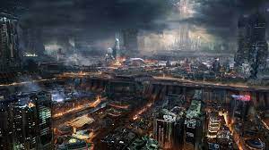 Cyberpunk Landscape 1920x1080 R Wallpapers Steampunk City Steampunk Wallpaper Futuristic City