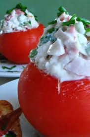 Recette De Tomates Farcies Crevettes Salade Oeufs Durs Mayonnaise Une Entree Facile Rapide A Cuisiner E Recette Tomates Farcies Recette Recettes De Cuisine