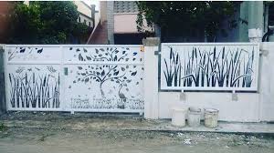 Catur relief pengrajin batu alam ukir paras jogja/batu putih berkualitas dan hasil ukiran yang memuaskan, menghadirkan ukiran yang indah dan berkualitas. Jual Pagar Tralis Motif Gambar Cutting Cnc Surabaya Mojokerto Di Lapak Indocentral Manufacturing Bukalapak