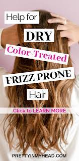 Having fine, flat hair might seem easy to style. How I Handle My Dry Fine Frizzy Blonde Color Treated Hair Help Dry Hair Dry Hair Remedies Treating Dry Hair