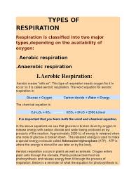 That's because respiration is the exact opposite. Types Of Respiration Cellular Respiration Fermentation