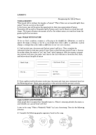 Doc Lesson 1 Recognizing The Gift Of Nature Rosalie Alvarez Academia Edu