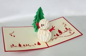 5pcs Lot 3d Pop Up Gift Card Diy Drawing Christmas Gift Card Greeting Card For New Year Festival Birthday V Christmas Gift Card Diy Gift Card Christmas Cards