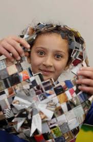 Young alchemists at Broomgrove Junior School, Wivenhoe, create new from old  at recycling challenge