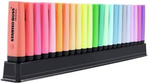 STABILO BOSS Original Desk Set of 23 Assorted Colours