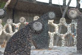 Public Art Nek Chand Creator Of The Rock Garden Of Chandigarh Passes Cfile Foundation Public Art Rock Garden Glass Mosaic Art