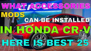 It's george will minus the baseball references. 25 Best Accessories Mods You Can Install In Your Honda Crv Interior Exterior Trims Liners Manymore Youtube