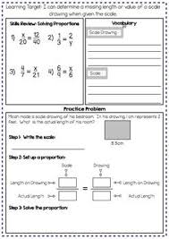 Scale Drawings Notes And Practice 7 G 1 In 2020 Interactive Notes Scale Drawing Notes