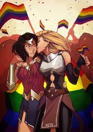 Download Anime Lesbian Superheroes Wallpaper | Wallpapers.com