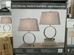 Bridgeport Design Halo Metal Table Lamp 2 Pack 54 97 Costco Clearance Lamp Metal Table Lamps Table Lamp