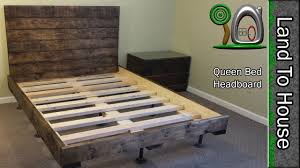 Diy king size platform bed. Diy Headboard For A Queen Size Bed Youtube