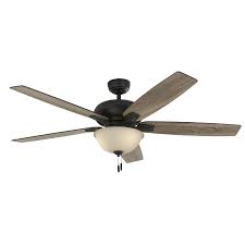 These greater than 62 inch ceiling fans can get up to 99 inches to effectively circulate air in large spaces. Harbor Breeze Cooperstown 62 In Bronze Led Indoor Ceiling Fan 5 Blade In The Ceiling Fans Department At Lowes Com