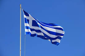 The white cross symbolizes greek orthodoxy, the established religion of greece. Blue And White Striped Flag With Cross Free Image Peakpx