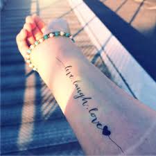 Live Laugh Love Neck Tattoo Laugh Tattoo Great Tattoos