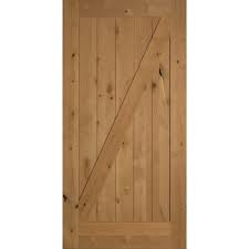 Our barn doors and barn door hardware offer modern styling with glass and wood barn door panel options & trendy hardware models and finishes. Trimlite 40701388401z 48 By 84 Z Brace Interior Barn Door Only Overstock 25645545 Knotty Alder