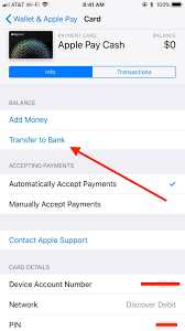 To add money to your apple cash card using your iphone or ipad: Apple Pay Cash 101 How To Transfer Money From Your Card To Your Bank Account Ios Iphone Gadget Hacks