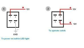 Power to switch box #1, switch box #1 to light, light to switch box #2. How To Wire 4 Pin Led Switch 4 Pin Led Switch Wiring