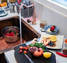 You just need mild dish soap, a soft sponge, and water for regular cleaning. How To Clean A Copper Sink Cleanzen