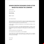 Even when a job listing does not specify that a cover letter is required, you should always submit one wi. Graphic Design Cover Letters Stand Out