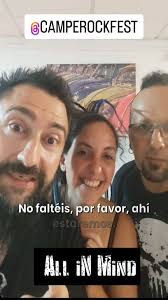 ¡¡Hey All iN Minders!! 🤘🏻😃🤘🏻, Mañana sábado 23 de agosto os esperamos  en el CampeRock Fest 🤩🤩🤩, ¡¡No faltéis!!!, ---------------, Hey guys!  🤘🏻😃🤘🏻, See you tomorrow at @camperockfest, Let's rock It, ...
