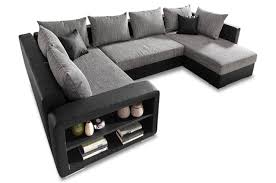 Collection Ab Wohnlandschaft John Links Mit Schlaffunktion Grau Mit Federkern
