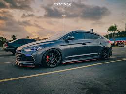 Check spelling or type a new query. 2018 Hyundai Elantra Sport With 18x9 5 Niche Misano And Achilles 225x40 On Coilovers 678034 Fitment Industries