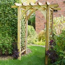 Hartwood Ealing Garden Arch Arch Ealing Garden Hartwood In 2020 Garden Arch Forest Garden Planting Flowers
