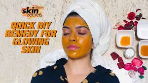 Following a strict regime for a week including cleansing and moisturizing your face will. How To Get Glowing Skin At Home Diy Face Mask For Glowing Skin Skin Secrets Femina Youtube