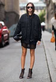 40 Stylish Outfit Ideas With Bomber Jacket All Black Outfit Fashion Style