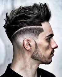 This is an excellent addition to any hairstyle but works really well with tapers and fades. Undercut Hairstyle With Line Nice