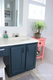 We Painted The Cabinets Mount Etna Like A Saturday Painting Bathroom Cabinets Painting Cabinets Bathroom Cabinets Diy