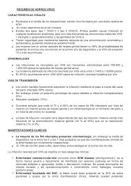 Un resumen debe expresar fielmente el contenido original y las ideas de su autor. Resumen De Herpes Virus