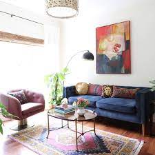 51 Bohemian Chic Living Room Decor Ideas Bohemian Living Room Decor Blue Sofas Living Room Blue Living Room Decor