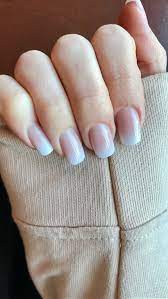 Pink To White Ombre Fade Solar Nails Ombre Acrylic Nails Pink Ombre Nails Solar Nails