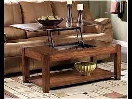 These will hold the glass above the current table surface. Coffee Table That Raises To Dining Height Youtube