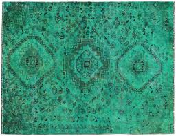 Blattschuss teppich benito grünes grünt so grün. Vintage Teppich 270 X 150