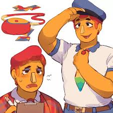 Human eddie💛 #welcomehome And normal eddie😿 #eddiedear #welcomehomeart  #welcomehomefanart #welcomehomeeddie #eddiedearfanart #welcomehomearg #art  #artistsoninstagram #csp #clipstudiopaint #fanart #digitalart