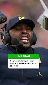 Ex-Michigan head coach Sherrone Moore's bleary-eyed mugshot was released  for the first time