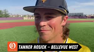 Bellevue West's Tanner Hosick after winning Metro Conference baseball  tournament