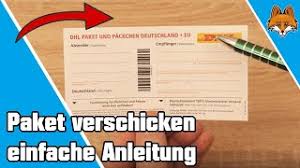 Gehen sie auf die startseite der deutschen post und klicken sie auf paket. Paket Verschicken Paketschein Ausfullen Anleitung Youtube