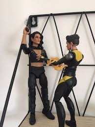 I know she sucks but I made this custom angel dust from deadpool to fight  my negasonic teenage warhead : r/MarvelLegends
