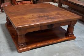 Find complementary island leg and post styles to create a cohesive design throughout the entire space. Rustic Turned Leg Coffee Table Demejico