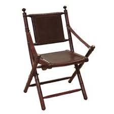 Eichholtz Bamboo Folding Chair Classic Brown Leather Folding Bamboo Chair With Brass Detailing Classic Piece That Looks Great In A Hall Study Or Relaxed Lou